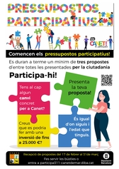 Cartell presentació de propostes