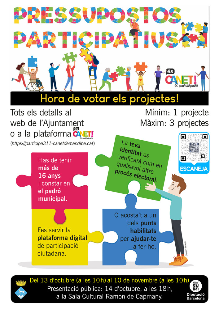 Cartell de la fase de votació